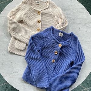 Lot of 2 Mini Boden chunky cotton sweaters